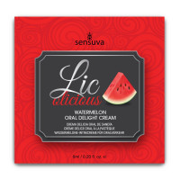 Пробник геля для минета Sensuva Lic-o-licious Watermelon (6 мл) маслянистый без сахара