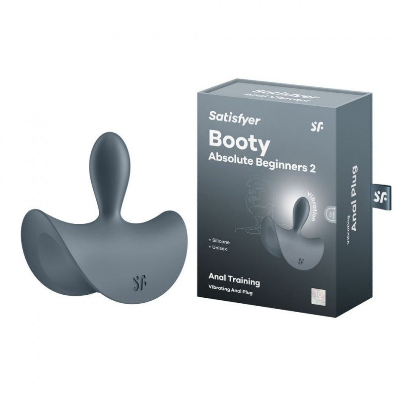 Анальна вібропробка Satisfyer Booty Absolute Beginners 2, крупний план, демонстрація кнопок управління