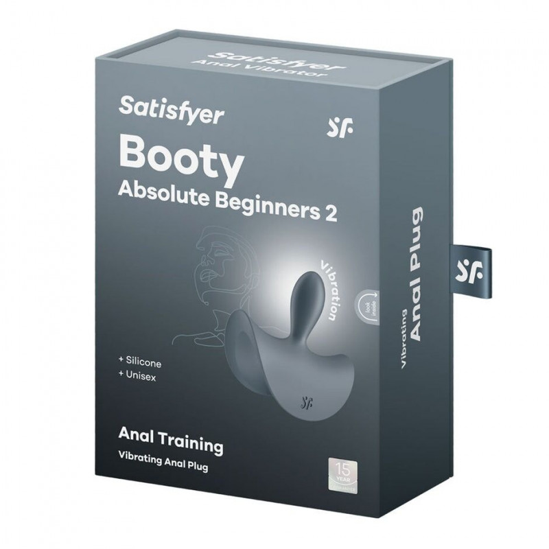 Анальна вібропробка Satisfyer Booty Absolute Beginners 2, упаковка, бренд Satisfyer