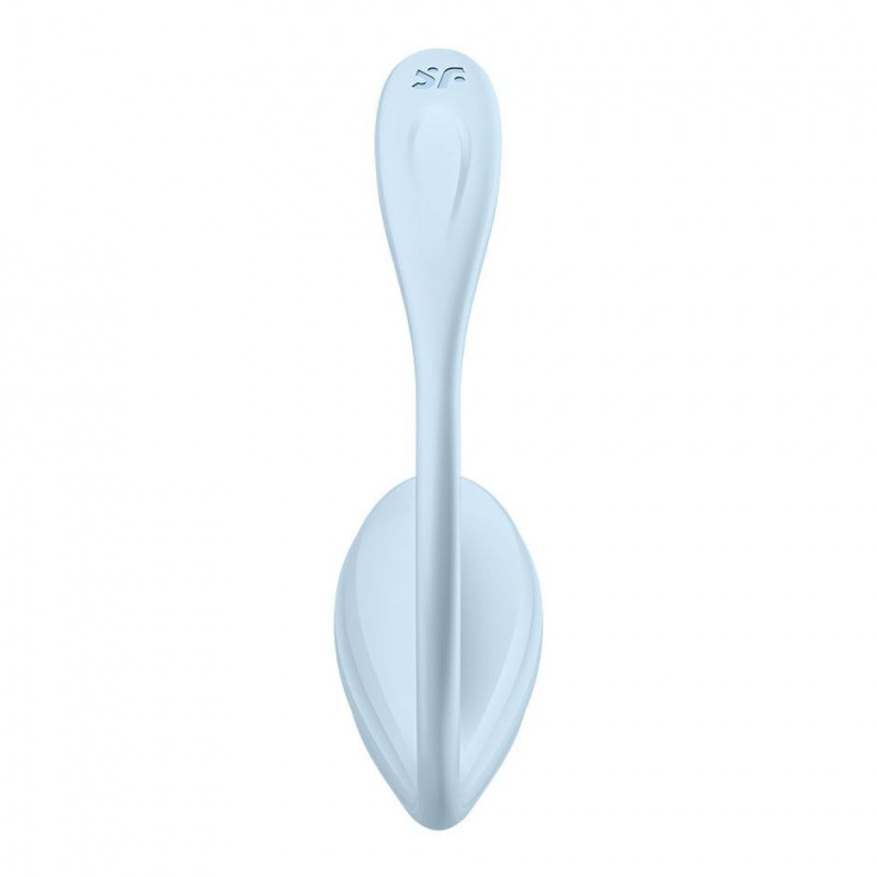 Смарт-віброяйце Satisfyer Smooth Petal Connect App Light Blue з підключенням до додатку