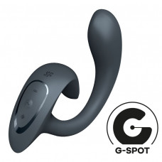Вагінально-кліторальний вібратор Satisfyer G for Goddess 1 Dark Grey з 2 моторами — Keks-Hub