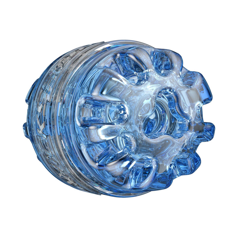 Мастурбатор Fleshlight Quickshot Turbo Blue Ice, детальний вигляд