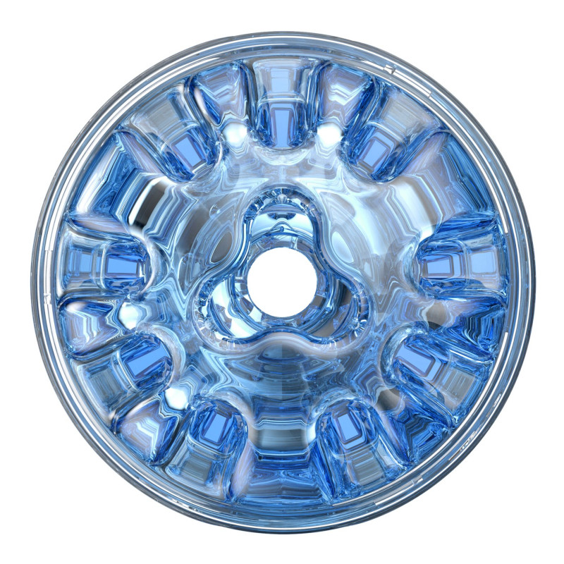 Fleshlight Quickshot Turbo Blue Ice, вигляд збоку