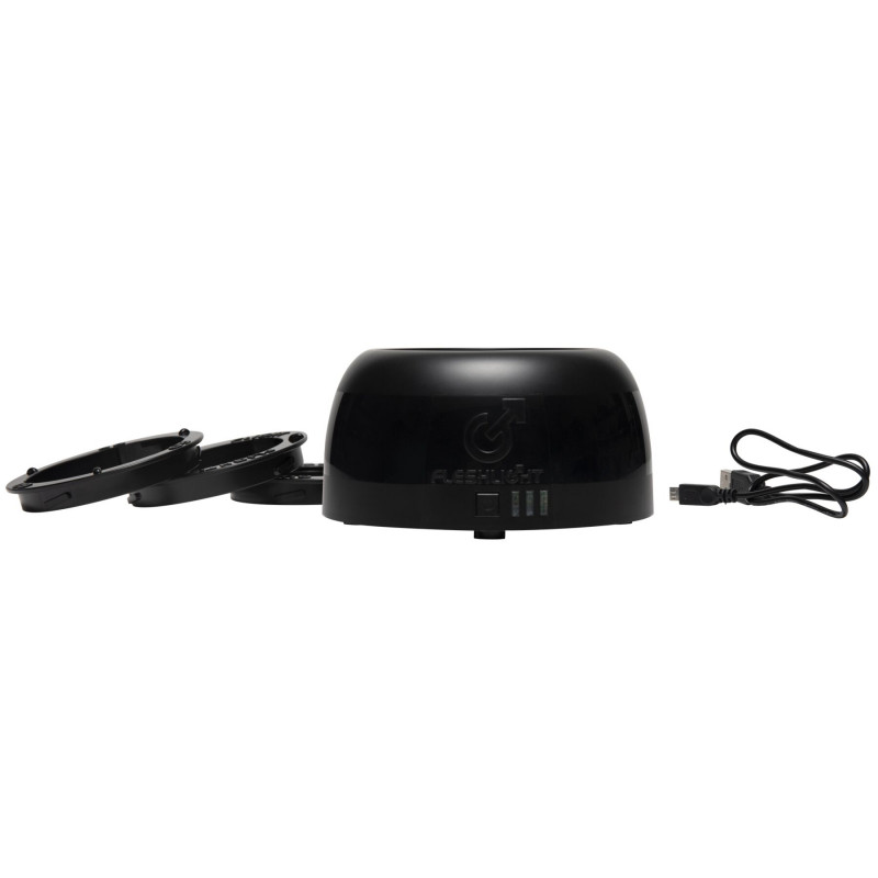 Детальний вигляд автоматичної сушарки Fleshlight Air збоку, демонструючи її компактний дизайн