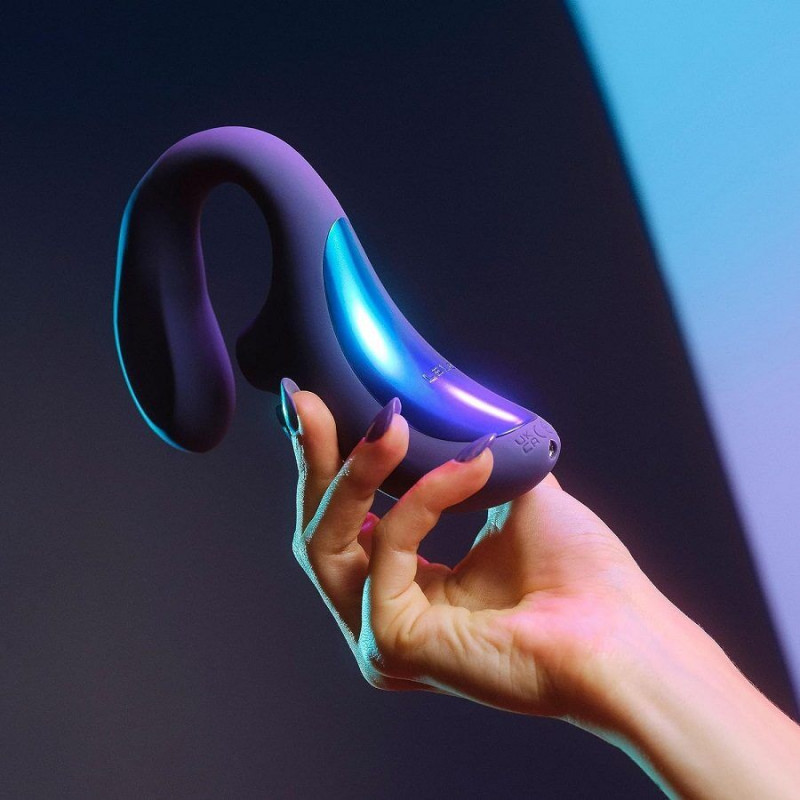 LELO Enigma WAVE Cyber Purple, повний комплект з аксесуарами та інструкцією