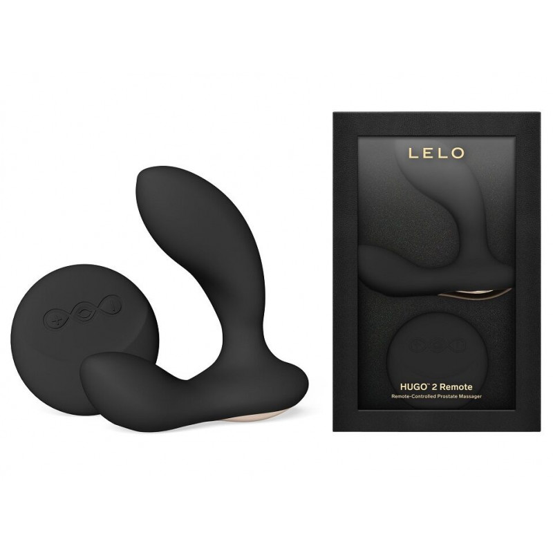 LELO Hugo 2 Remote, вид збоку, ергономічна форма, силіконова текстура