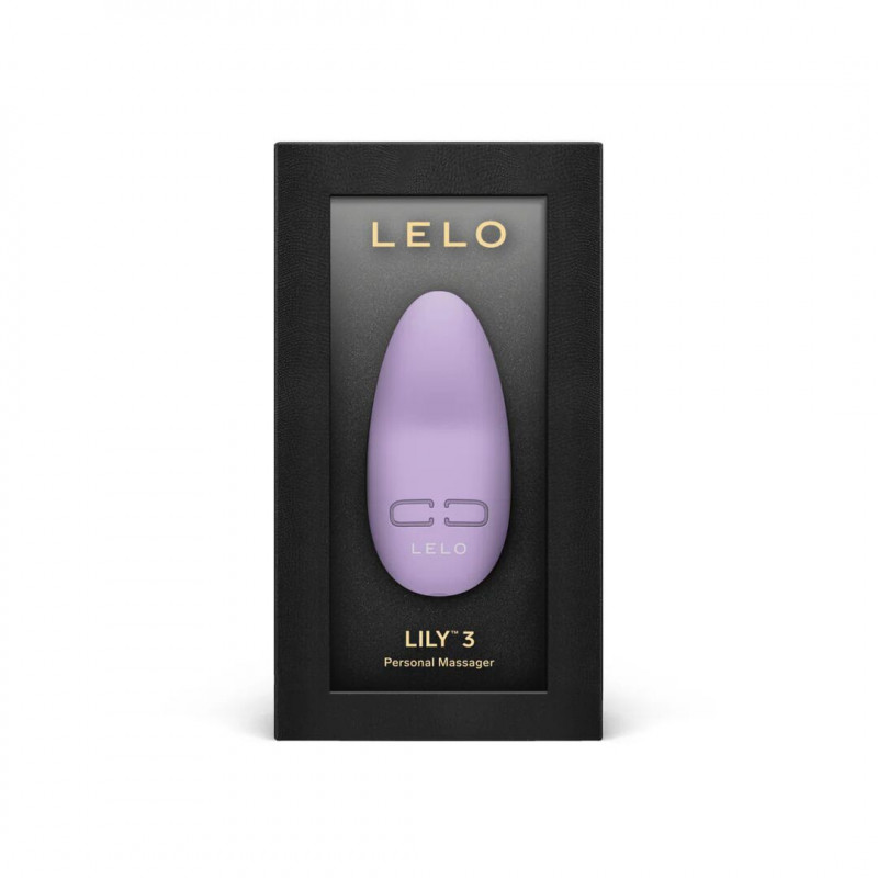 Розкішна упаковка мінівібратора LELO Lily 3 Calm Lavender, ідеальна для подарунка