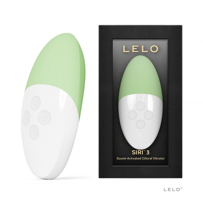 Вібратор LELO Sona 3 Green, вид збоку, акцент на текстуру