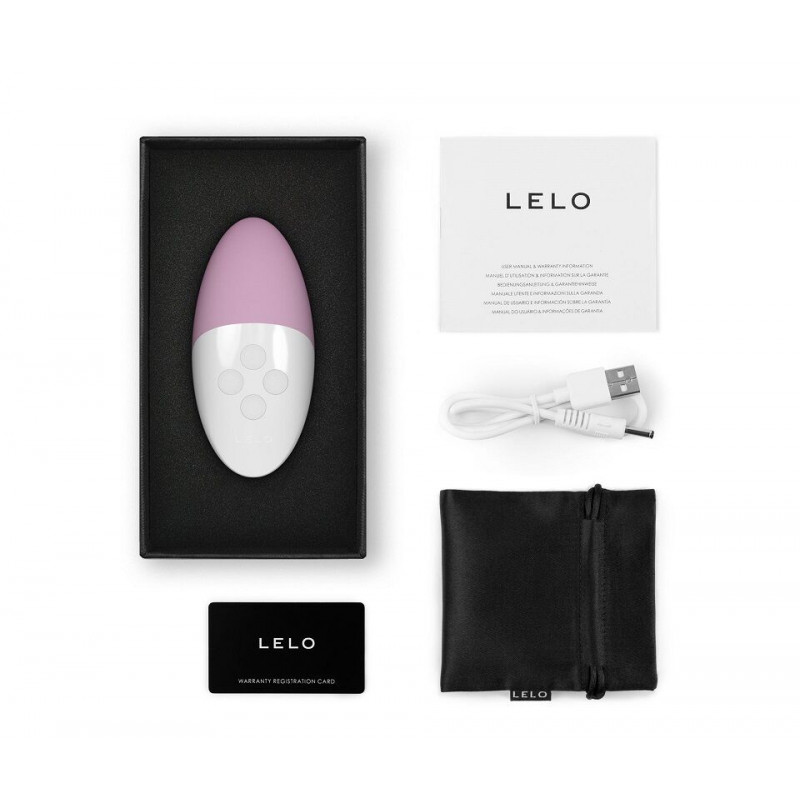 Розпакований вібратор LELO Sona 3 Soft Pink разом з оригінальною упаковкою бренду Lelo, що підкреслює преміальну якість.
