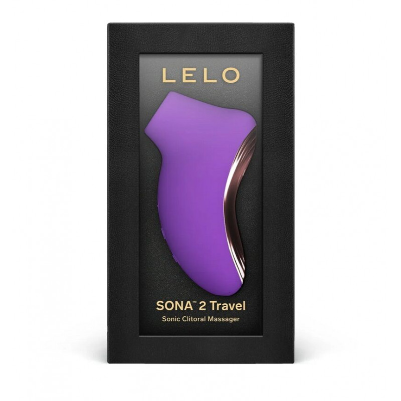 LELO SONA 2 Travel Purple: Текстура силіконового покриття, демонстрація м'якості