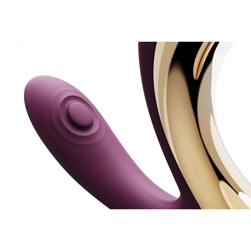 Текстура силікону вібратора Zalo Talis G-Spot PulseWave Velvet Purple – м'яка та оксамитова