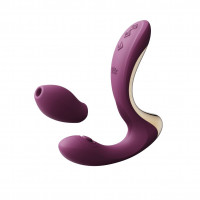 Вібратор-пульсатор Zalo Talis G-Spot PulseWave Velvet Purple з вакуумною насадкою