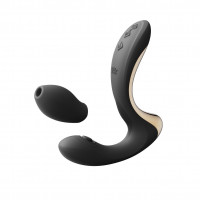 Вібратор Zalo Talis G-Spot PulseWave з вакуумною насадкою Obsidian Black