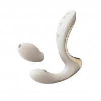 Вакуумный вибратор-пульсатор Zalo Talis G-Spot PulseWave Ivory White
