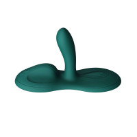 Смарт-вибратор-подушка Zalo Flora Smart Vibrating Pad, бирюзово-зеленый, 9 моторов