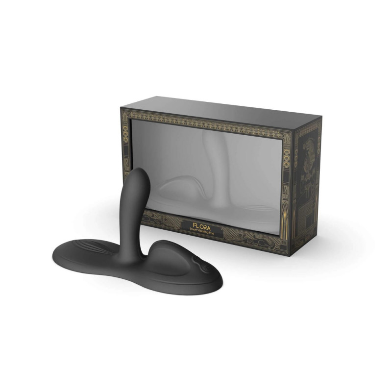 Вібратор-накладка Zalo Flora Smart Pad Obsidian Black у дії – демонстрація 9 потужних моторів
