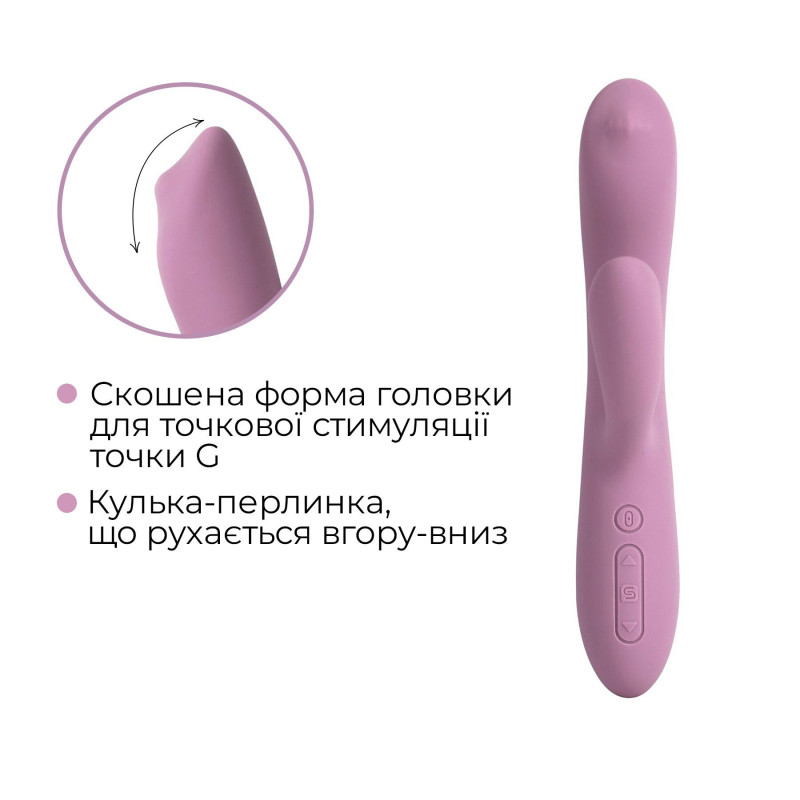 Смарт вібратор-кролик Svakom Trysta Neo, демонстрація перлинної стимуляції G-точки