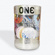 Презервативи ONE Classic Select Contest Collection, 100 шт, зі змазкою, тубус — Keks-Hub