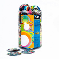 Презервативи ONE Classic Select Artist Collection 100 шт зі змазкою в тубусі