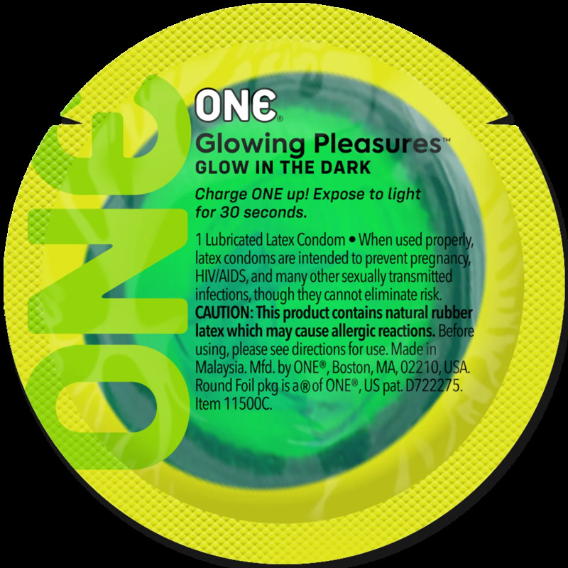 Презервативи ONE Fun Mix, 500 шт, вид збоку на упаковку, акцент на компактність та зручність зберігання