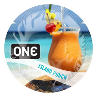 Презерватив ароматизированный ONE FlavorWaves Island Punch, 1 шт, с запахом тропического коктейля
