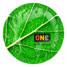 Презерватив ONE Color Sensations ONE with nature зелений гладенький зі змазкою — Keks-Hub
