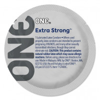 Презерватив ONE Extra Strong, расширенная форма, со смазкой, для анального секса