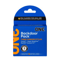 Набор презервативов ONE Backdoor, 3 шт, 3 вида