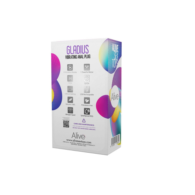Анальний вібростимулятор Alive Gladius в дії (модель)