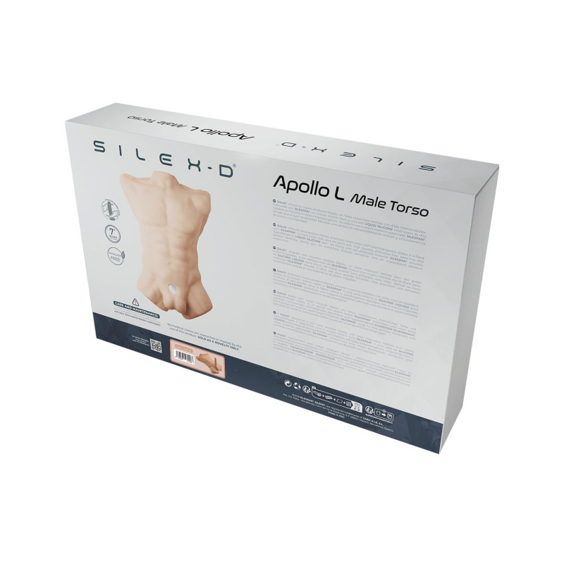 Комплектація SILEXD Apollo L Male Torso Caramel, що входить до набору