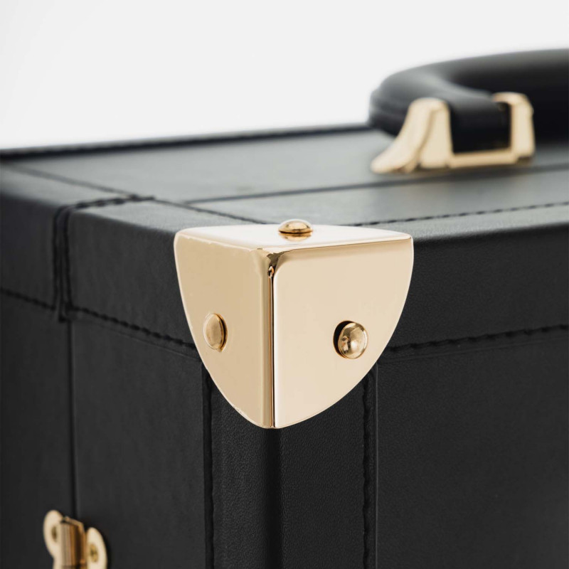 Упаковка БДСМ-набору LOCKINK All-in-1, елегантний коричневий дизайн