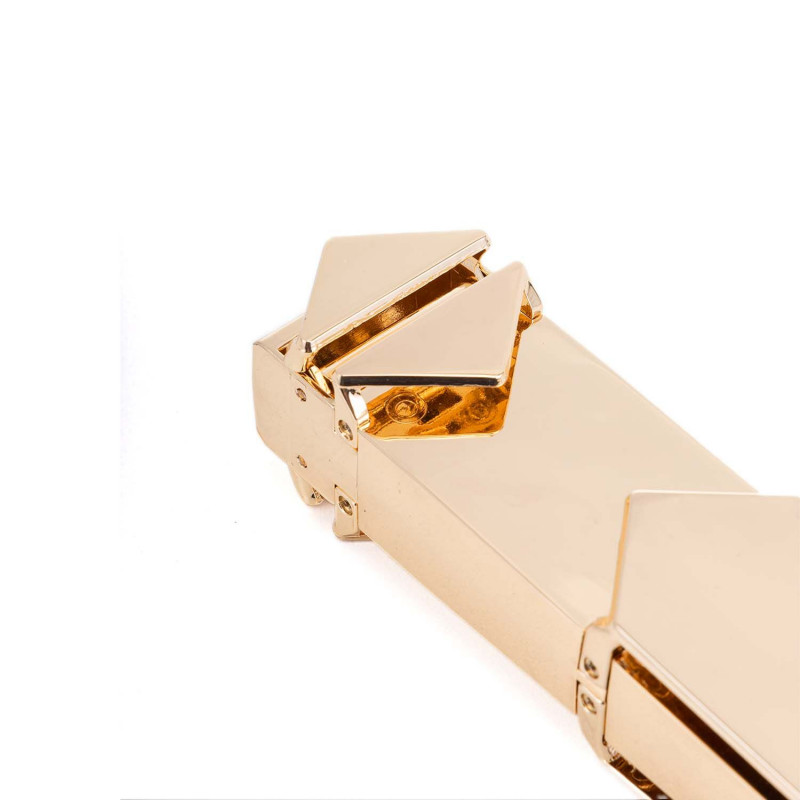 Регульована шльопалка LOCKINK Adjustable Slapper, коричнева - зблизька, фурнітура