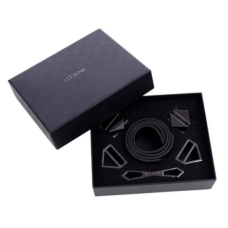 Набір наручників та кайданів LOCKINK, повний комплект аксесуарів