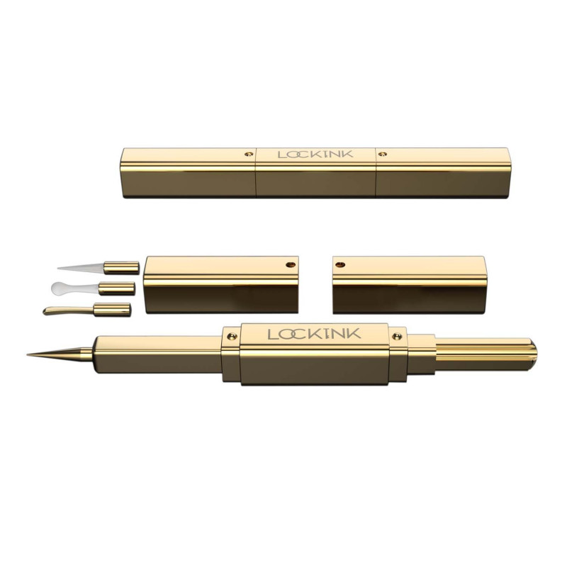 Текстура матеріалу тиглера LOCKINK 5-головкового золотистого, м'якість та якість