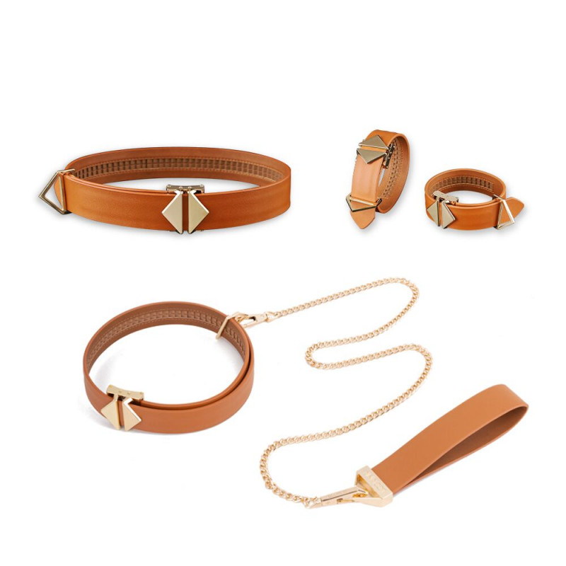 Сумка LOCKINK Mysterious Square Kink Bag - Коричнева, детальний вигляд, фурнітура