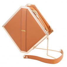 Сумка LOCKINK Mysterious Square Kink Bag - Коричнева — Keks-Hub