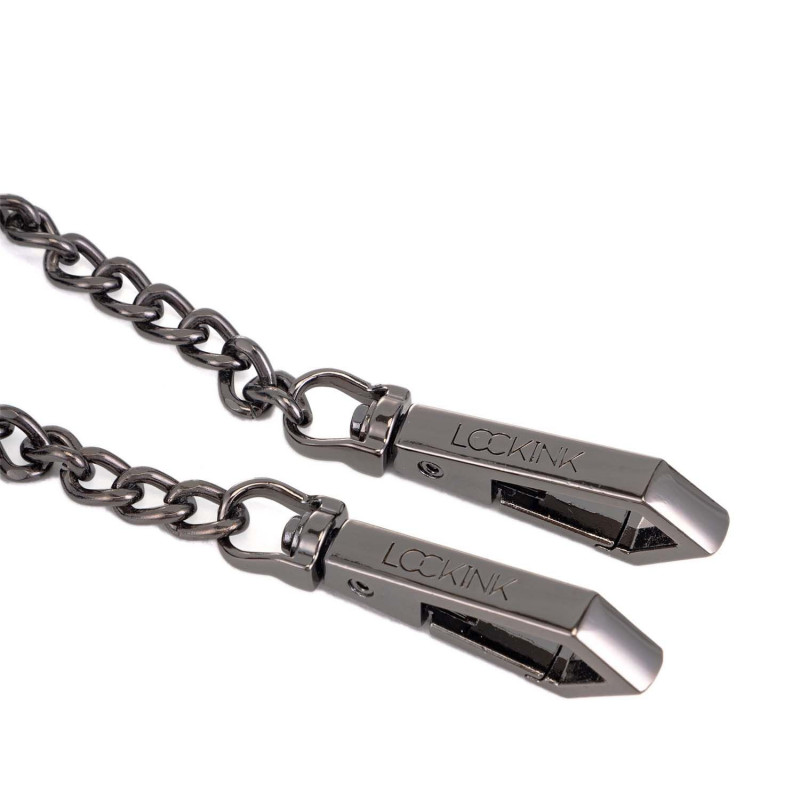 Сумка LOCKINK Mysterious Square Kink Bag чорна - з фурнітурою