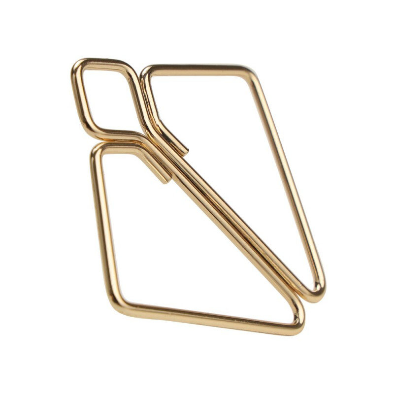 Затискачі для сосків LOCKINK Heavy Pendant Золотий, демонструються з різних ракурсів для повного огляду