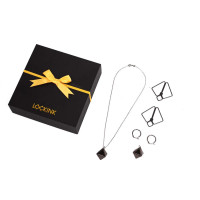 Зажимы для сосков LOCKINK Nipple Clamps с тяжелой подвеской, серые