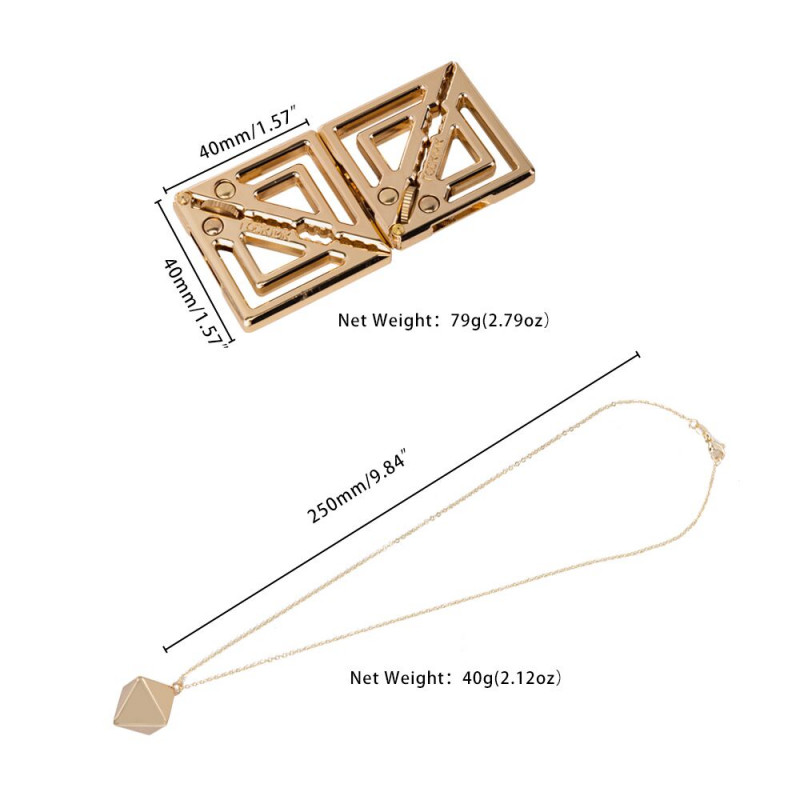 Затискачі для сосків LOCKINK Adjustable - золотистий колір, блиск, елегантність