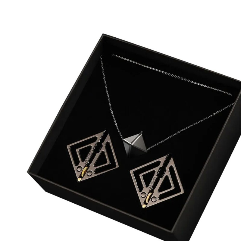 Регульовані затискачі для сосків LOCKINK, сірі, у природному освітленні