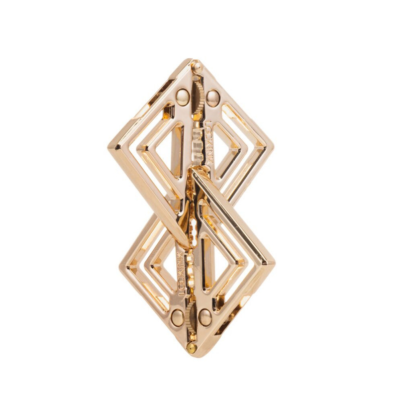 Затискачі для сосків LOCKINK в золотистому виконанні - демонстрація регулювання