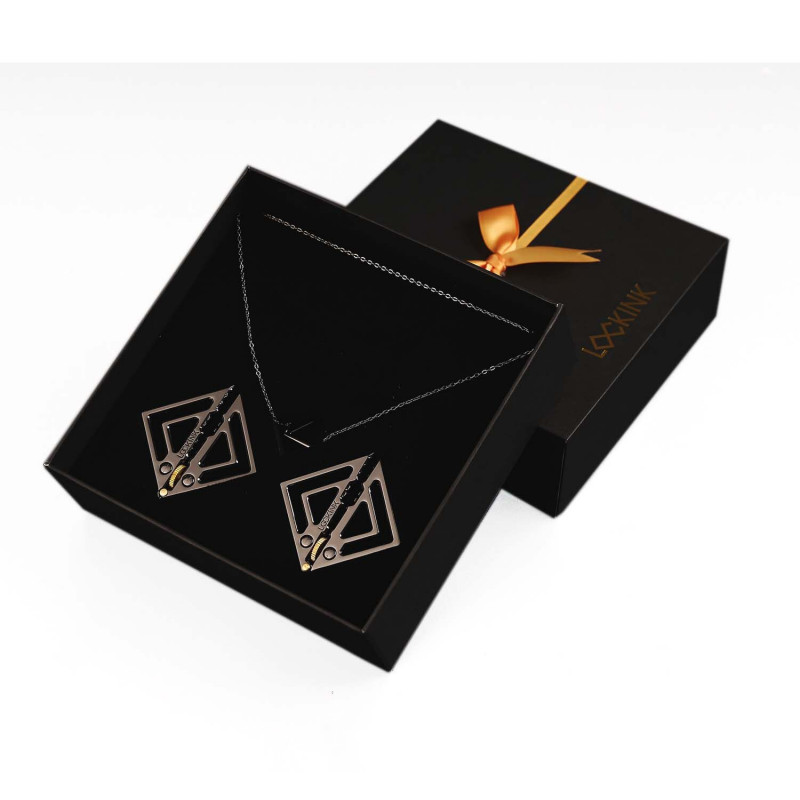 Текстура металу затискачів для сосків LOCKINK, сірий відтінок, гладка поверхня