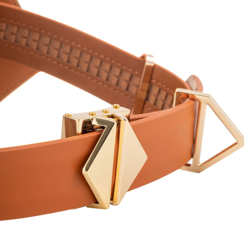 Коричневий набір LOCKINK Vixen Blindfold, всі компоненти