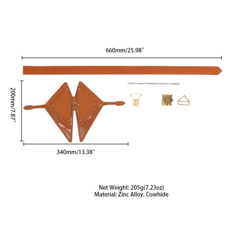 Зворотний бік маски для очей LOCKINK Vixen Blindfold, коричнева, м'яка підкладка