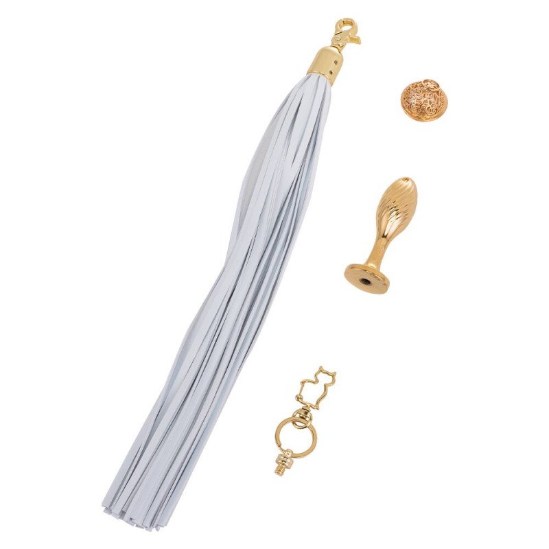 Металева анальна пробка LOCKINK SEVANDA, демонстрація грушеподібної форми з різних ракурсів