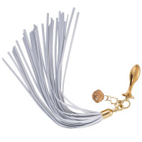 Анальная пробка LOCKINK SEVANDA Металлическая Хвост пони White