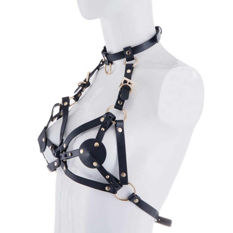 Портупея LOCKINK SEVANDA Queen Chest Harness вид збоку