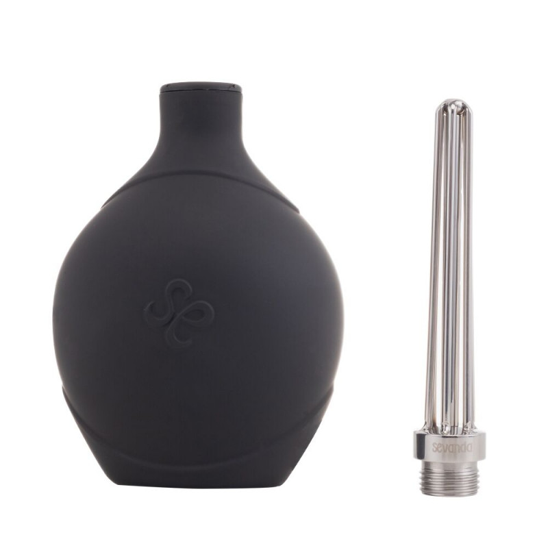 Спринцівка LOCKINK SEVANDA Stream Enema Bulb 160 мл - вид збоку, де видно об'єм