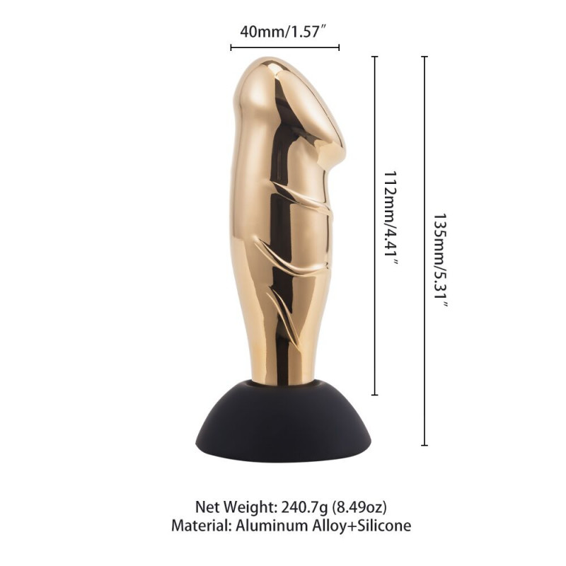 Вібромасажер простати LOCKINK SEVANDA Hercules, в дії (ілюстрація)